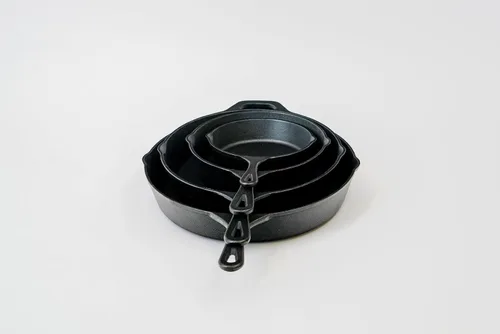 Vista 14 de Hierro fundido, sartén pre-sazonada 3.5", caja de 12
