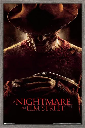 Vista 12 de Trends International A Nightmare on Elm Street - 2010 Wall Poster, 22.4L x 14.7W, Barnwood Framed Version
