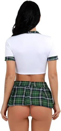 Vista 5 de inlzdz - Disfraz de uniforme para mujer