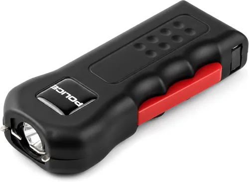 Vista 2 de Police Stun Gun Burn Pepper Spray Combo Mujeres Hombres Autodefensa - 512 Negro