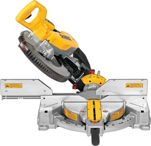 Vista 15 de DEWALT Sierra ingletadora, 12 pulgadas, doble bisel, compuesto, línea de corte XPS, 15 amperios (DWS716XPS)