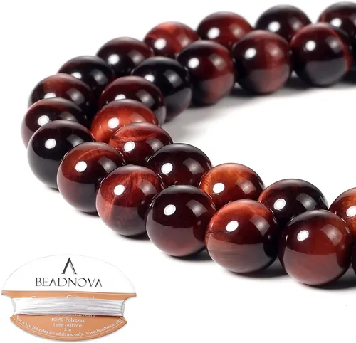 Vista 9 de Cuentas Beadnova redondas de ónix negro de 4 mm, sueltas, para hacer joyas (90-92 piezas)