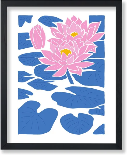 Vista 54 de Poster Master Póster de gato – Estampado floral retro – Arte de flores – Arte colorido de gato – Arte bohemio chic – Arte abstracto genial – Arte