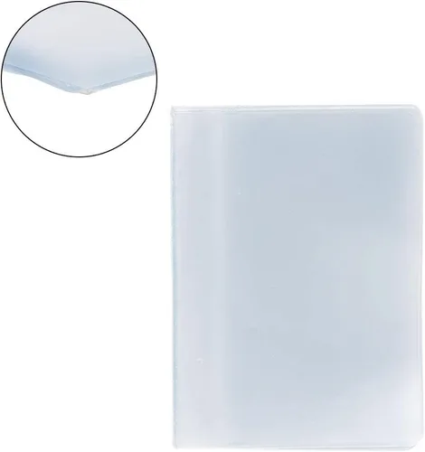 Vista 4 de SimpleLif - Funda de plástico para tarjeta de crédito, de PVC, color transparente