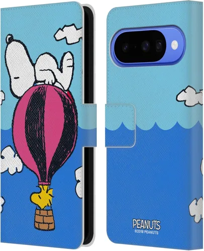 Vista 8 de Head Case Designs Officially Licensed Peanuts Charlie & Woodstock Nap Halfs and Laughs Leather Wallet Case Compatible with Google Pixel 8