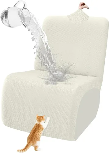 Vista 56 de ALIECOM Fundas 100% impermeables para sofá seccional reclinable, forma de L, elásticas, para esquina, funda para sofá seccional reclinable, lavable
