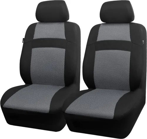 Vista 18 de CAR PASS Juego de fundas de asiento completas, Funda de asiento de malla de aire 3D con esponja compuesta de 5 mm en el interior, compatible