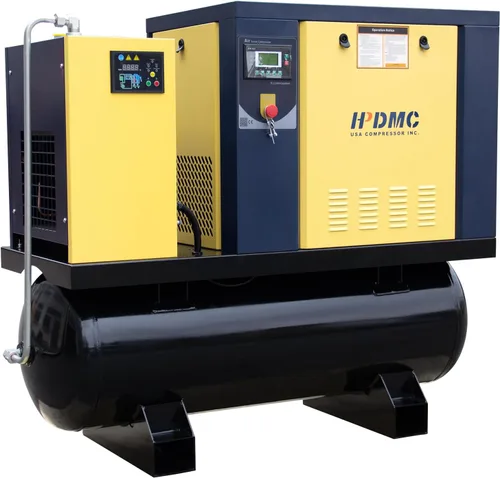 Vista 10 de compresor de aire rotatorio 230V/3Ph 35CFM 125psi del tornillo