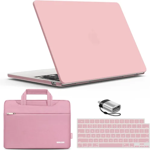 Vista 15 de IBENZER Compatible con MacBook Air de 13 pulgadas 2026 2025 2024 2023 2022 M4 A3240 M3 A3113 M2 A2681, carcasa rígida, funda y cubierta de teclado