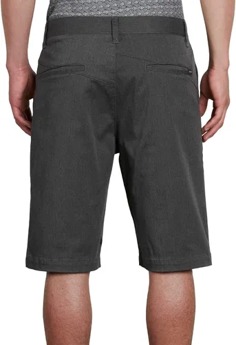 Vista 2 de Volcom Mens Vmonty Stretch 22 Chino Shorts Casual Everyday Wear, Relaxed Fit