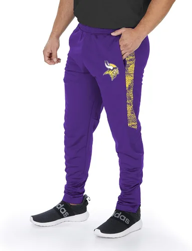 Vista 19 de Zubaz NFL Mens Track Pant with Half Sides