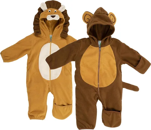 Vista 46 de Enterizo de vellón para bebé, rómper de una sola pieza con capucha para niños, ropa para exteriores, chaqueta infantil