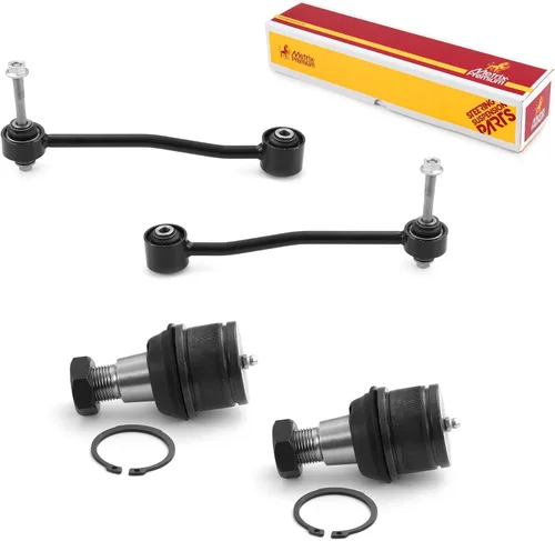 Vista 282 de Metrix Premium Chassis Parts - Juego de 4 piezas de articulación de rótula superior y barra estabilizadora delantera para Ford Ranger RWD 1998-2011