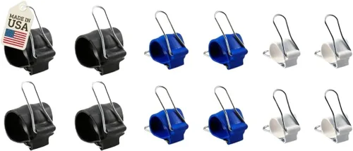Vista 10 de Clips reutilizables para jardín y cables – Soportes de abrazadera para interiores y exteriores para plantas, cables, cables, tiras de luces