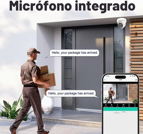 Vista 6 de Anpviz sistema de la cámara de seguridad de 16CH PoE, cámaras atadas
