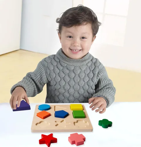 Vista 7 de gybber & Mumu Preschool forma de madera Puzzle