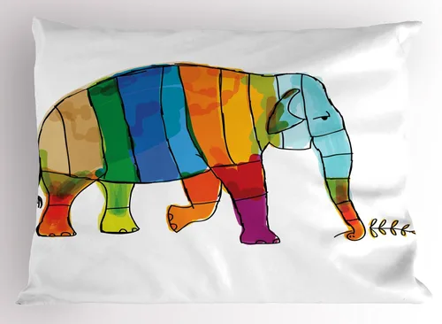 Vista 14 de Lunarable Juego de 2 fundas de almohada de caricaturas, automóvil deportivo de velocidad moderna, imagen exquisita del automóvil, ropa de cama