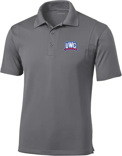 Vista 75 de Polo atlético de micro piqué NCAA para hombre Prime con cuello propio