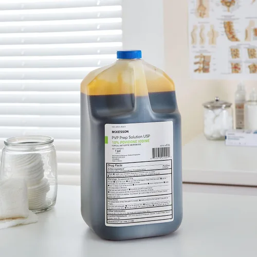 Vista 4 de McKesson PVP Prep Solution USP, 10% povidona-yodo, 1 gal, 4