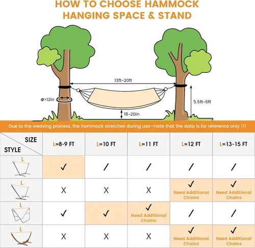 Vista 7 de Lazy Daze Hammocks Hamaca de Cuerda Doble, Hamaca Tradicional de Cuerda de Algodón Tejida a Mano para 2 Personas al Aire Libre con Barra Separadora