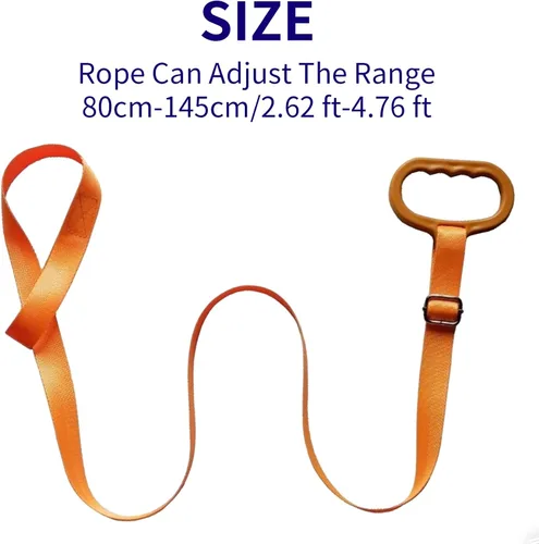 Vista 2 de Cuerda de remolque para kayak, correa de asistencia de pie, asas de arrastre de canoa, cuerda de tracción SUP, accesorios de kayak, mango