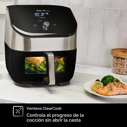 Vista 5 de Instant Pot Vortex Plus - Freidora de aire de 6 cuartos con tecnología de borrado de olor, funciones 6 en 1 que crujen, asan, asan, deshidratan