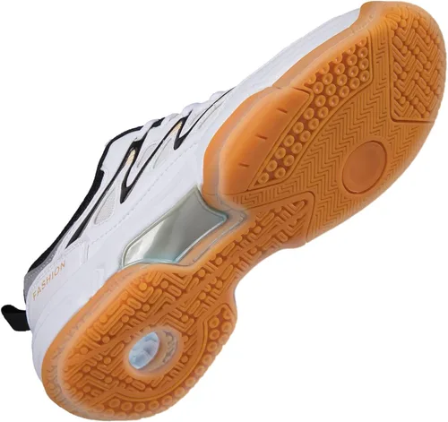 Vista 5 de EADNLY Zapatos de pickleball para hombre, zapatos de bádminton, zapatos de tenis para interiores, zapatos de pista de raquetbol, squash, zapatos