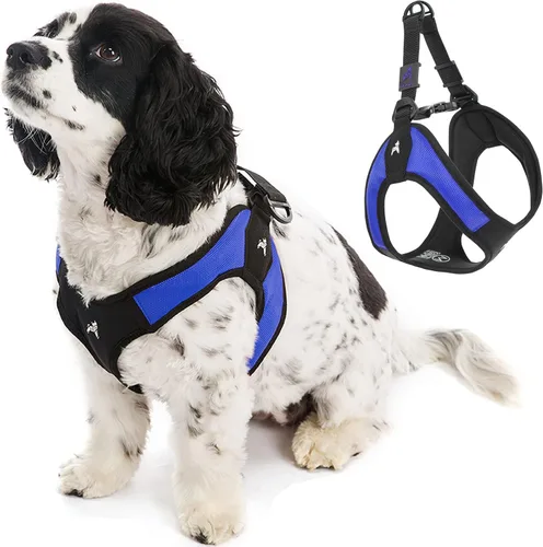 Vista 11 de Gooby Escape Free Easy Fit - Arnés para perro con fácil ajuste, color negro, talla XS, sin tirones, con hebilla de liberación rápida, perfecto