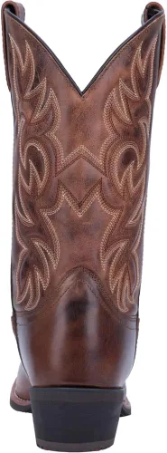 Vista 4 de Botas vaqueras de punta cuadrada para hombre Laredo