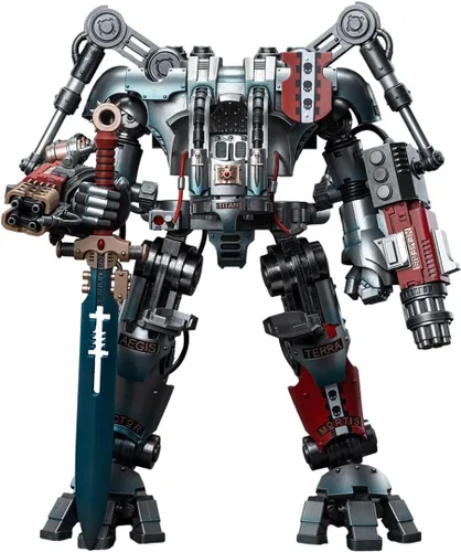 Vista 11 de LEBOO JOYTOY Warhammer 40K Grey Knights Castellan Crowe 1/18 Figura de acción Warrior Joy Modelos de juguete