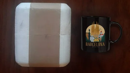Vista 7 de Barcelona Lover Cup - Taza de recuerdo, Beautiful Landmark - Taza de té de café negro de 11 onzas