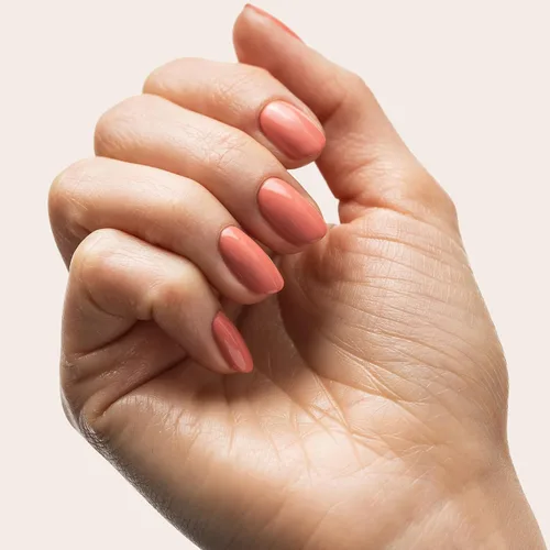 Vista 2 de Esmalte de uñas transpirable de alta calidad de larga duración (coral tostado) - Vegano y libre de toxinas