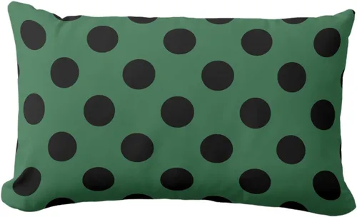Vista 41 de Fundas de almohada de lunares negros sobre beige de 16 x 16 pulgadas, fundas de almohada decorativas rústicas y cuadradas para decoración del sofá