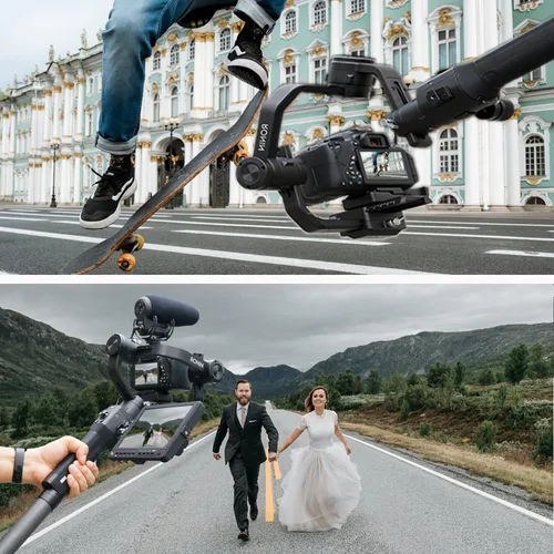 Vista 4 de Extensión de fibra de carbono Monopod para estabilizadores de cardán DJI