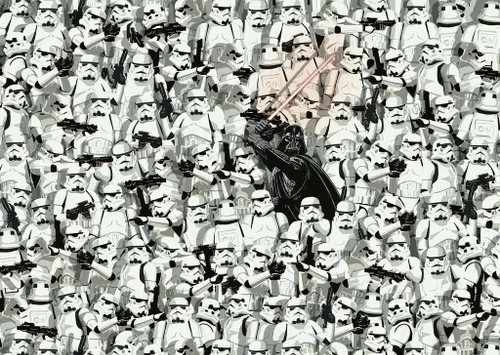 Vista 2 de Ravensburger Rompecabezas de desafío de 1000 piezas de Star Wars Diseño único Tecnología Softclick Regalo ideal para entusiastas