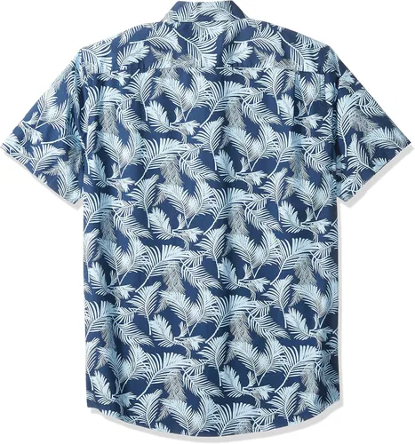 Vista 2 de Tienda Essentials - Camisa de manga corta para hombre ajuste regular con impresión