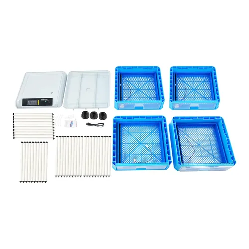 Vista 9 de Incubadora automática de huevos, incubadora de pollo con control de humedad, con girador automático y pantalla LED para incubar huevos para gallina