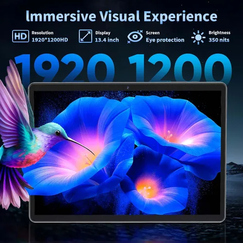 Vista 3 de Tablet Android 16 de 13 pulgadas 2026 con teclado, 32 GB+256 GB+2 TB expandir, tabletas PC con Gemini AI, Octa-Core, 10000mAh, pantalla de 120 Hz