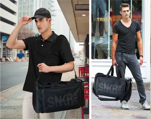 Vista 6 de Bolsas de zapatos para viajes, zapatos deportivos, bolsa de viaje, bolsas de lona impermeables, para gimnasio, deportes, equipaje, bolsa