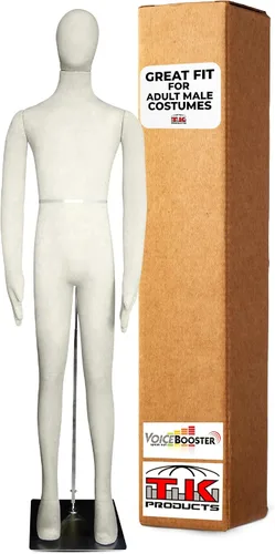 Vista 11 de Maniquí femenino, flexible y flexible de tamaño completo, suave, beige, por TK Products, ideal para disfraces