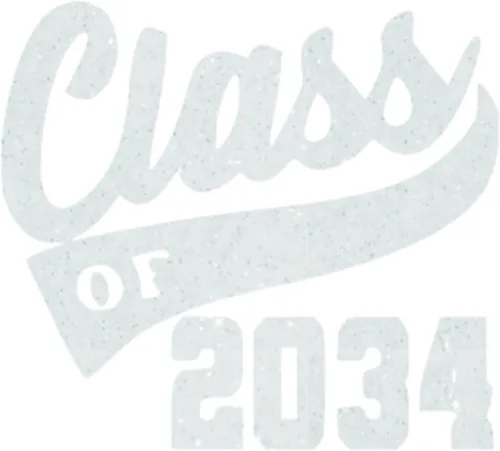 Vista 14 de Adhesivo de graduación para planchar en la clase de 2034, calcomanía para camiseta de secundaria, parche de graduación HTV para graduados