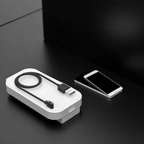 Vista 6 de Compatible con cargador de reloj inteligente Da Fit, cable de cargador USB de repuesto de 3.3 pies, cable de carga para reloj inteligente