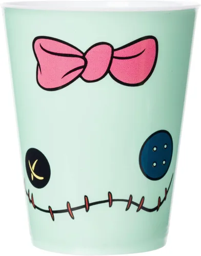 Vista 5 de Silver Buffalo Lilo and Stitch Faces, juego de 4 vasos de plástico, 1.5 Caras de personajes de Lilo y Stitch