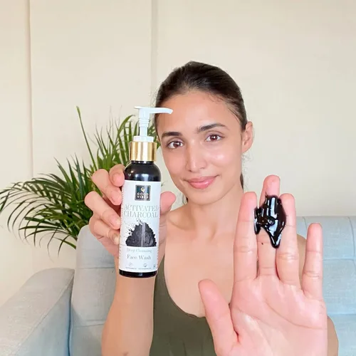 Vista 5 de Good Vibes Lavado facial de limpieza profunda de carbón activado, limpiador facial de limpieza profunda de poros para todo tipo de piel, elimina