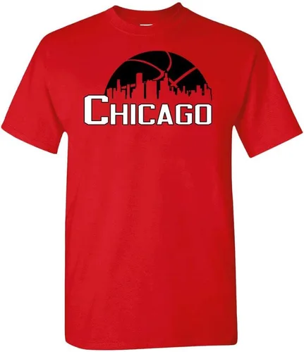 Vista 27 de Xtreme Apparrel Camiseta Team Cityscape Skyline para los fanáticos del baloncesto