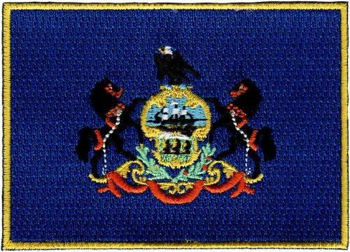 Vista 27 de Parche Bordado de la Bandera del Estado de Minnesota, Emblema MN, Planchado, Versión 2024