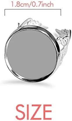 Vista 2 de Kazan Russia National Symbol Pattern Ring Adjustable Love Wedding Engagement