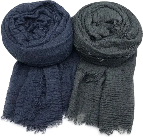 Vista 4 de Bufanda para mujer para todas las estaciones, 3 bufandas.
