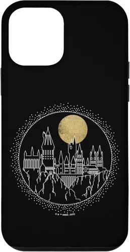 Vista 15 de Funda para iPhone 15 Pro Harry Potter Hogwarts Line Art