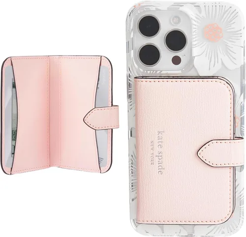Vista 14 de kate spade new york Billetera/tarjetero magnético, compatible con teléfonos y fundas MagSafe, color negro